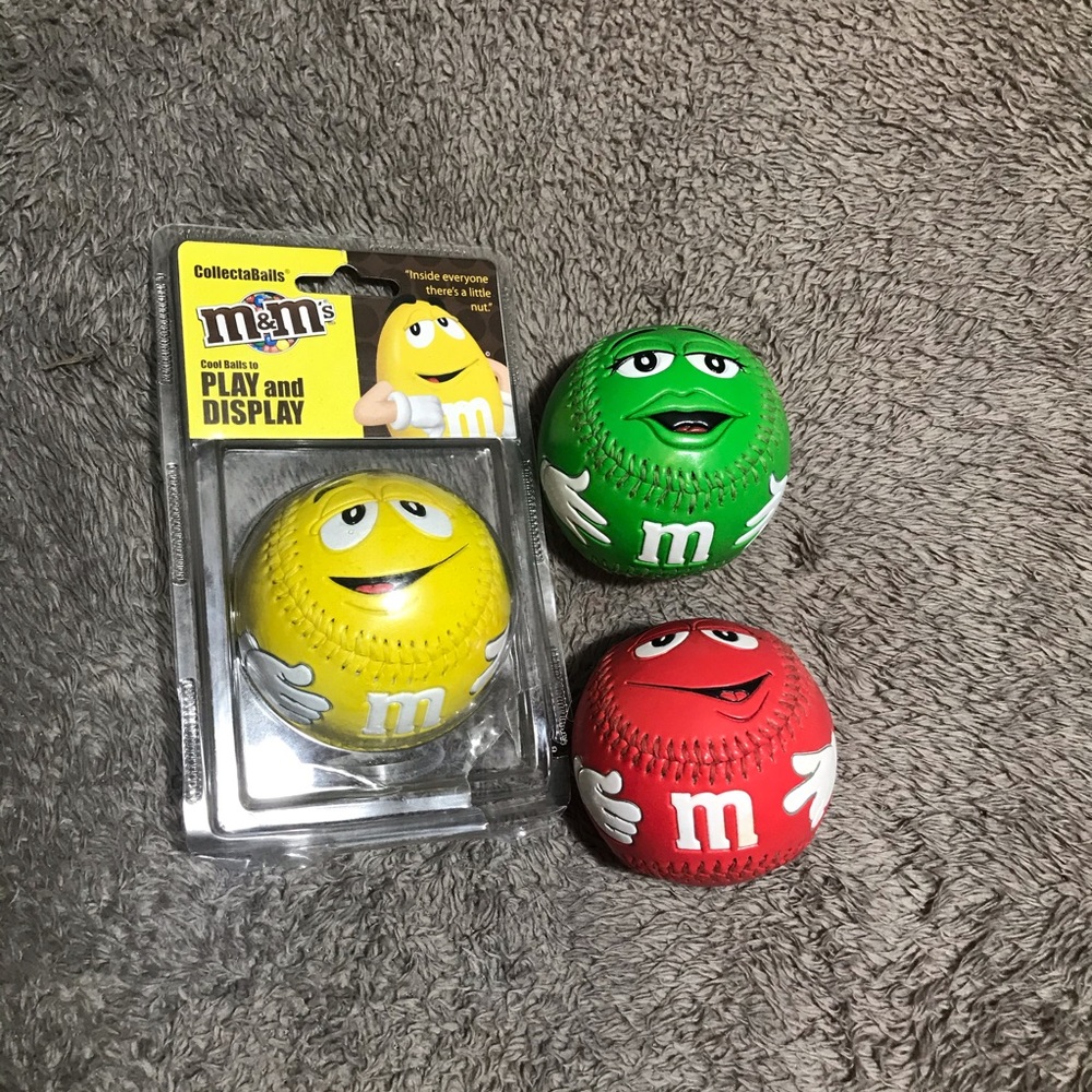 M&M’s collectaballs baseballs RARE